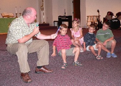 Children's Moment during Sunday Morning Service